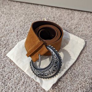 Sezane Louve Belt 90cm - Camel